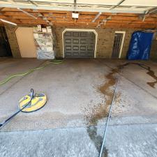 Pressure Washing Concrete in Garage in Greenbrier, TN 2